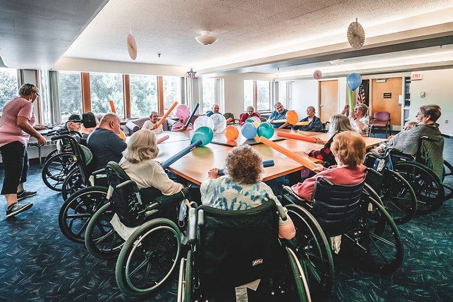 activity calendar for seniors Balloon Activity